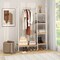 Clothes Rack Free Standing Storage Tower with Metal Frame Suitable for Various Place